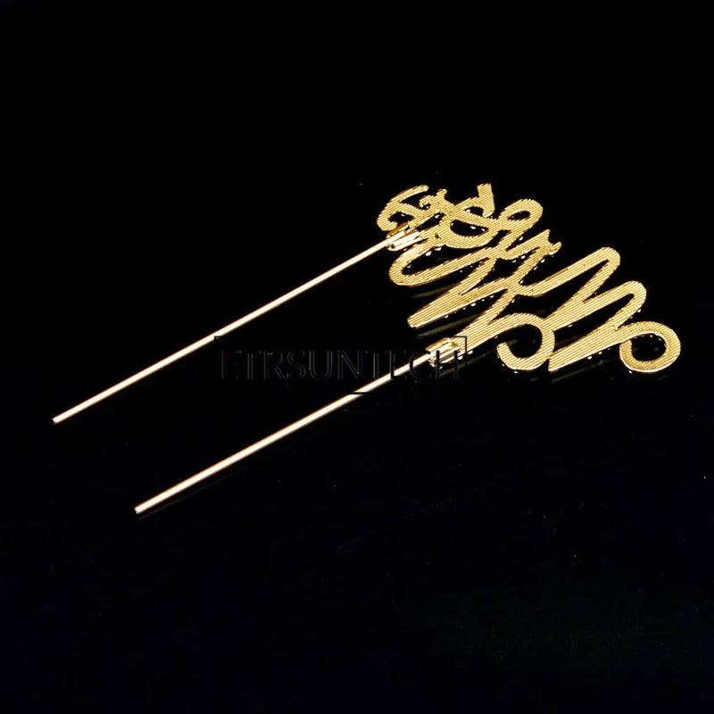 100pcs Mr & Mrs Crystal Rhinestone Cake Topper Wedding Anniversary Party Cake Decoration Supplies Accessories