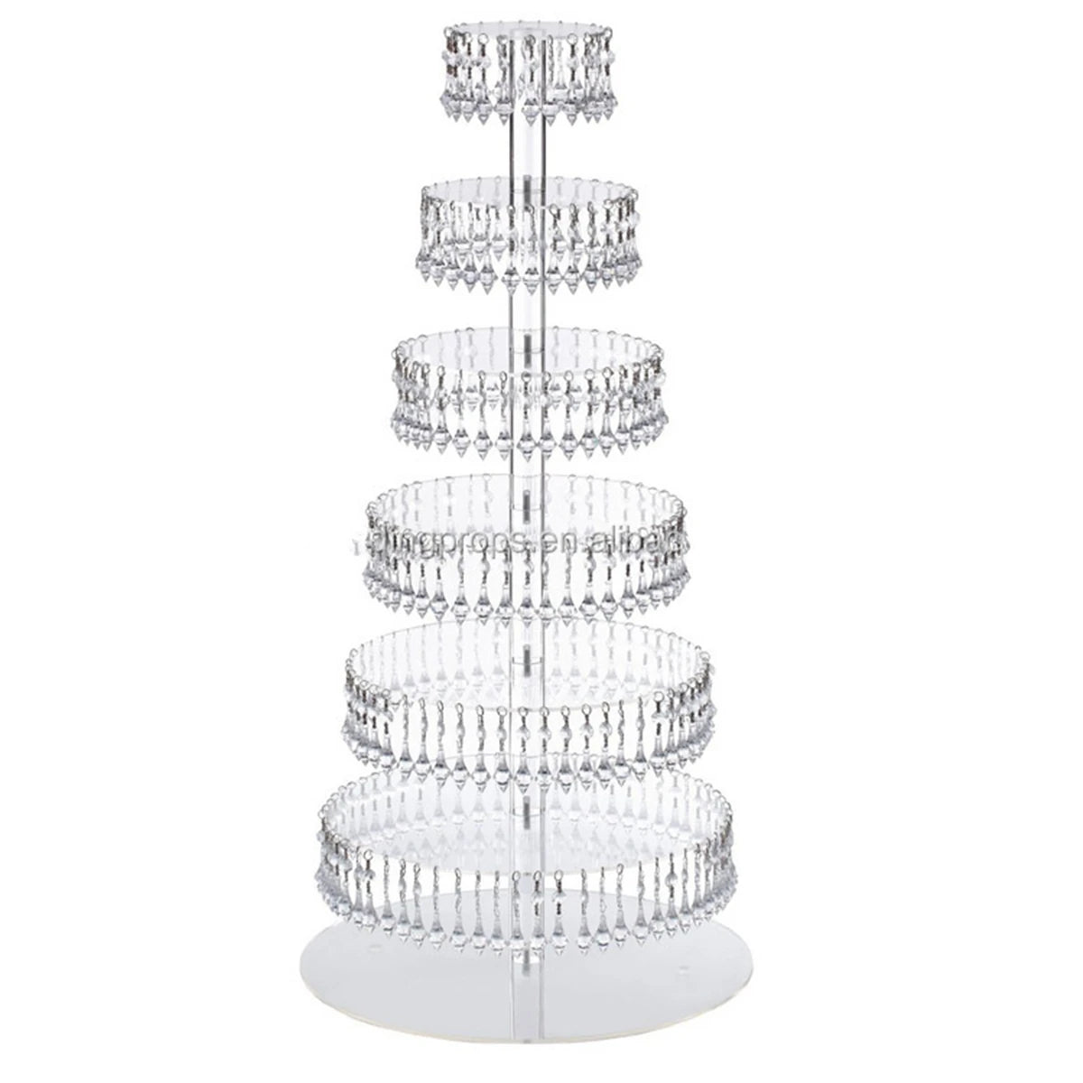 36 inch tall)Birthday party wedding supply cake cupcake display shelf crystal decoration beaded cake stand set AB0925