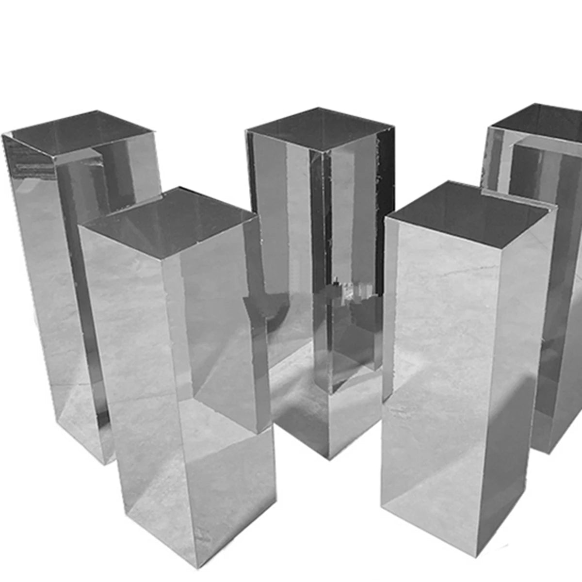 4pcs/set)Wedding Supplies metal Gold Plinths Pedestal Display Cake Stand Dessert Table Set for Wedding Ab1152