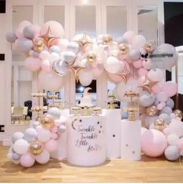 Wedding props iron cylindrical dessert table birthday party supplies cone five-piece cake decoration 002