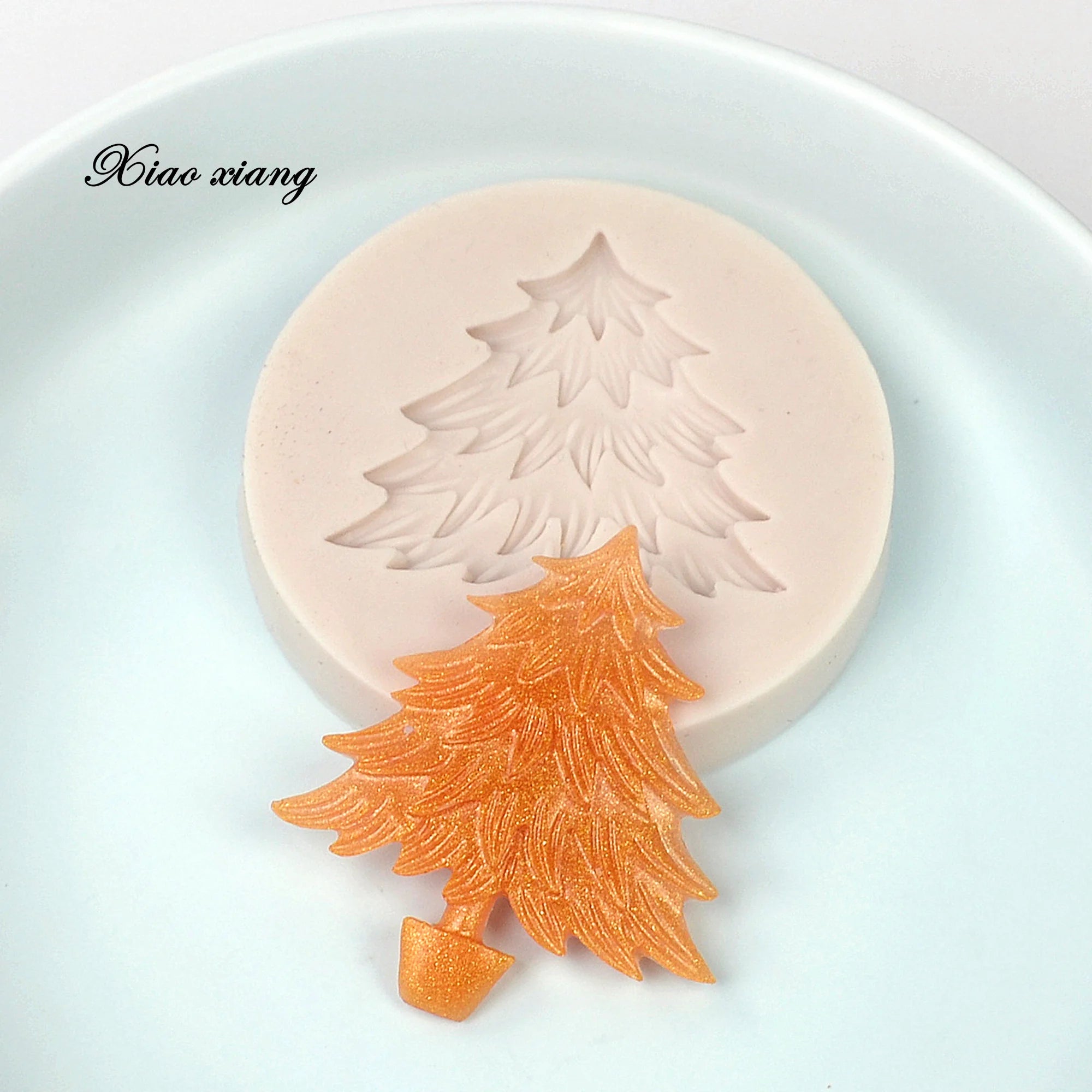 Chrsitmas Tree Silicone Fondant Molds For Baking DIY Tree Cake Molds Sugar Craft Chocolate Mold Fondant Cake Decorating Tools
