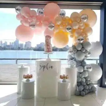Wedding props iron cylindrical dessert table birthday party supplies cone five-piece cake decoration 002