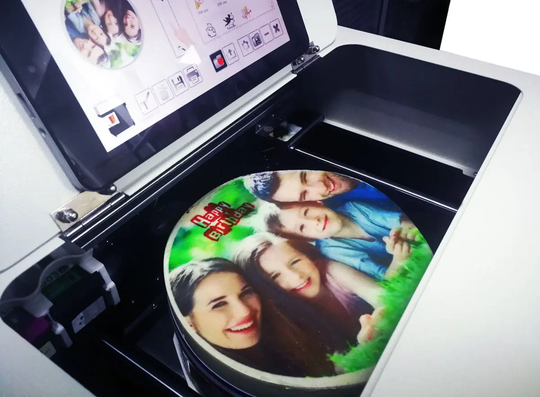 Low Price 20*20cm Edible Ink 4 Cup Coffee Food Cookies Cake Printer