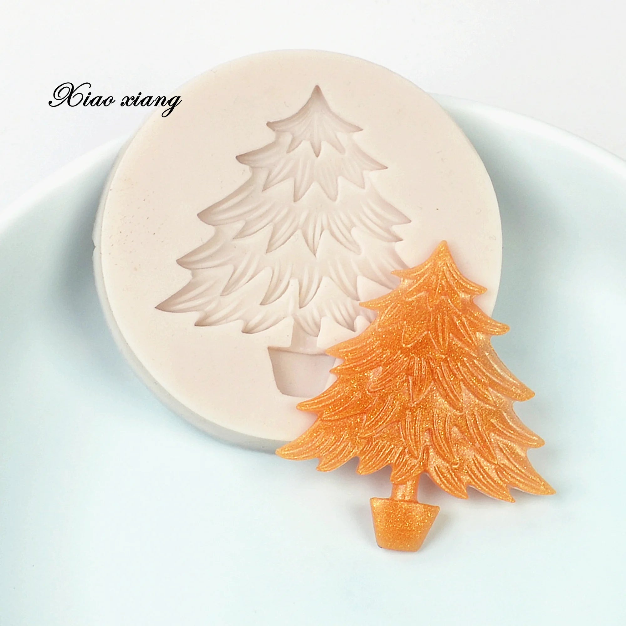 Chrsitmas Tree Silicone Fondant Molds For Baking DIY Tree Cake Molds Sugar Craft Chocolate Mold Fondant Cake Decorating Tools
