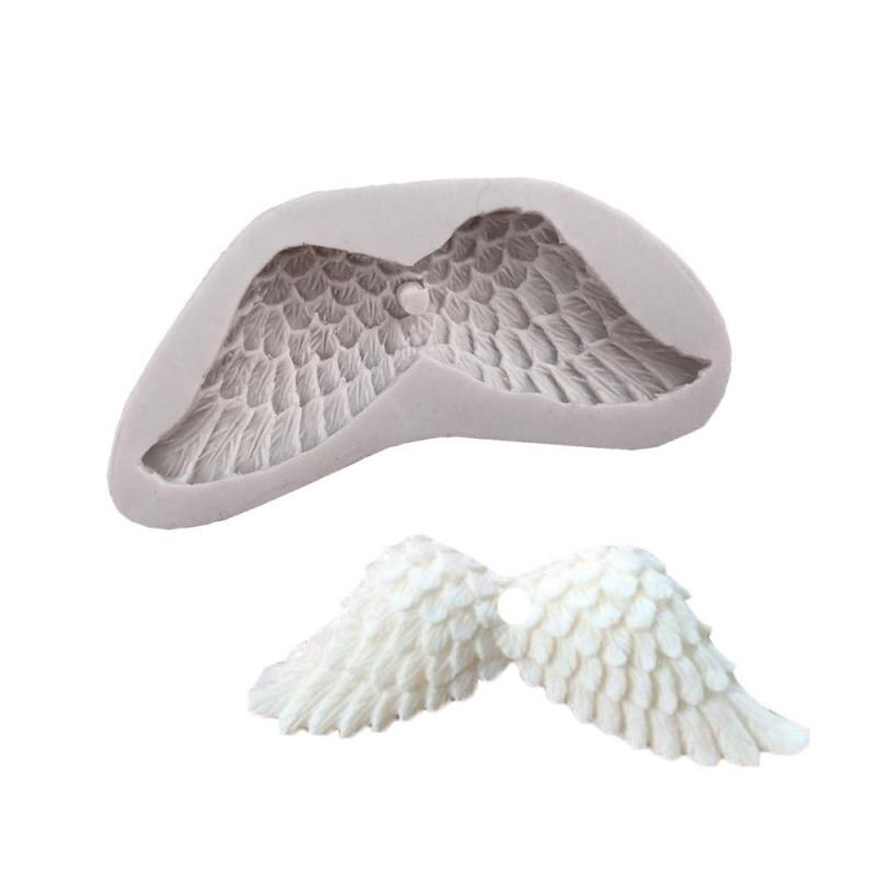 Angel Wing 3D Silicone Molds Fondant Mold Cakes Decoration Tools Candy Clay Gum Paste Chocolate Moulds DIY Kitchen Baking Tools
