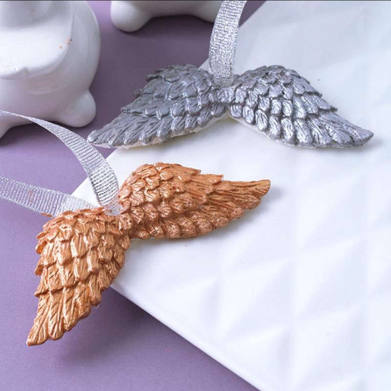 Angel Wing 3D Silicone Molds Fondant Mold Cakes Decoration Tools Candy Clay Gum Paste Chocolate Moulds DIY Kitchen Baking Tools