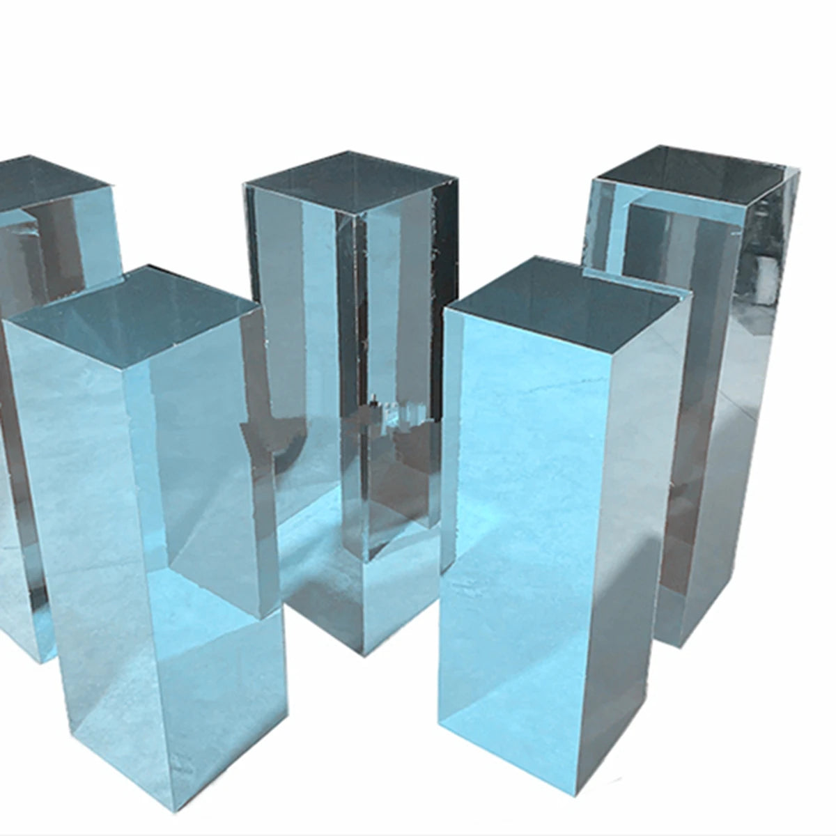 4pcs/set)Wedding Supplies metal Gold Plinths Pedestal Display Cake Stand Dessert Table Set for Wedding Ab1152