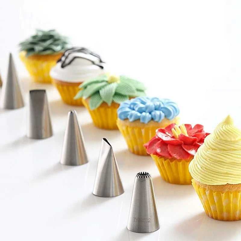 Cake Decorating Kits Supplies with Cake Turntable,Baking Supplies Set,Numbered Cake Tips,Muffin Cup Mold,Cupcake Set ( 237 PCS )