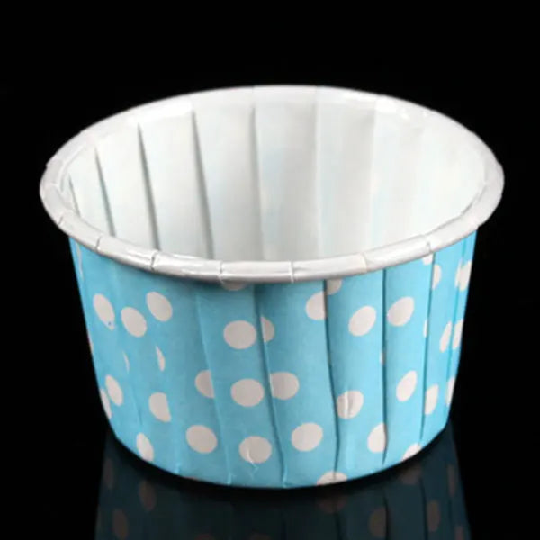 45*35mm Round Polka Dot Paper Cupcake Muffin Cases Baking Cups Various Colours for baby shower party favors Paper Party Supply