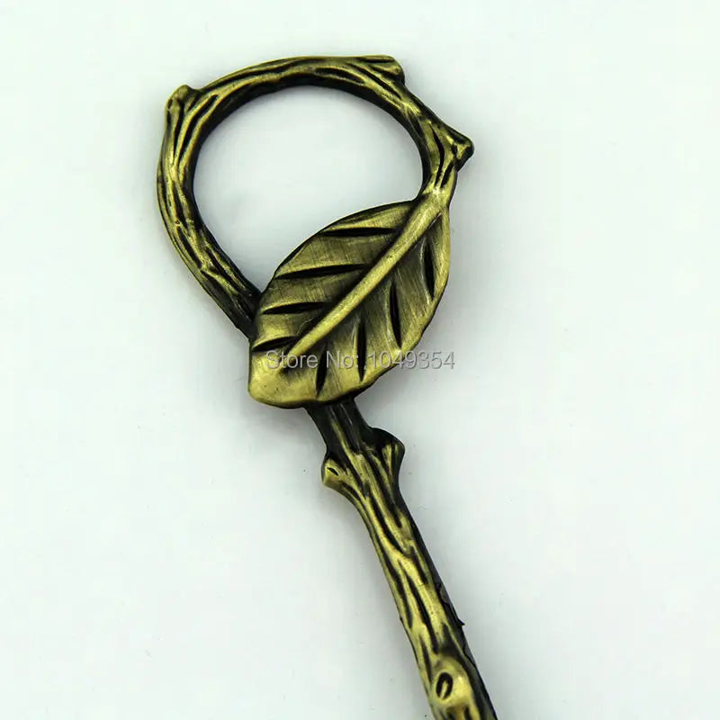 Leaf Style Bronze Gold 3-Tier Cake Stand Stick Fittings Home Decor/Holiday Supplies