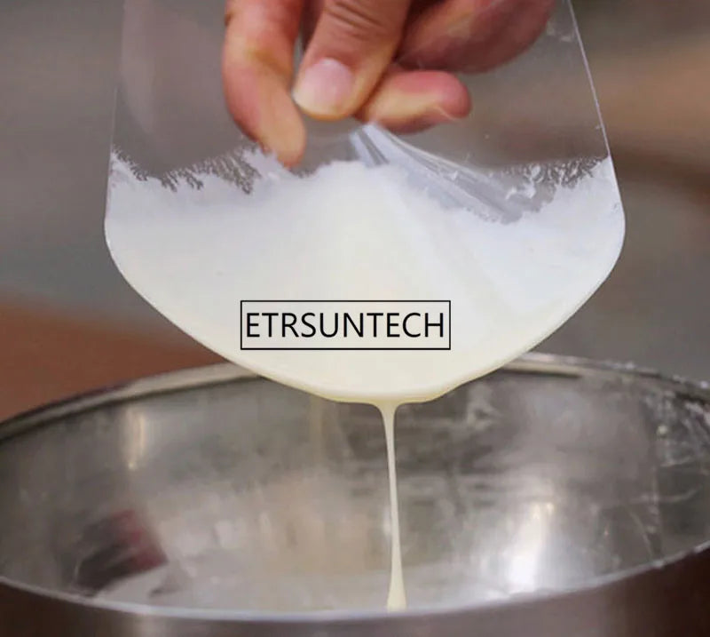 Flexible Transparent Plastic Scraper Smoother for Bread Baker Pastry Chef Beginner Bakery Cake Decorating Supplies