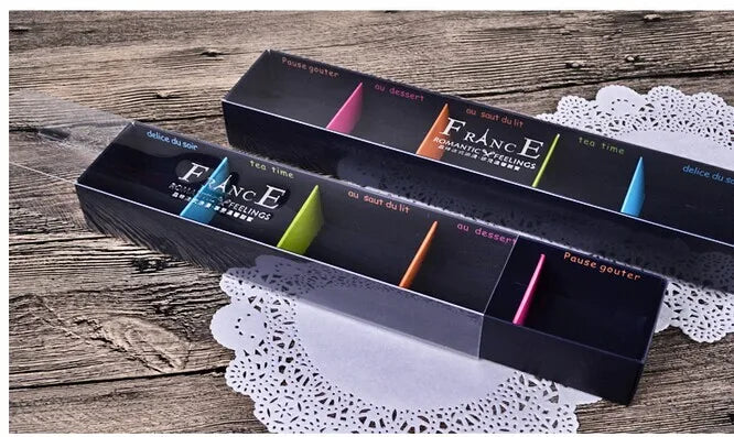 2018 New Luxury Macaron Boxes Packaging Box For 5 Macarons Storage Cake Holders Pastry Packaging Boxes Event Party Supplies Dec