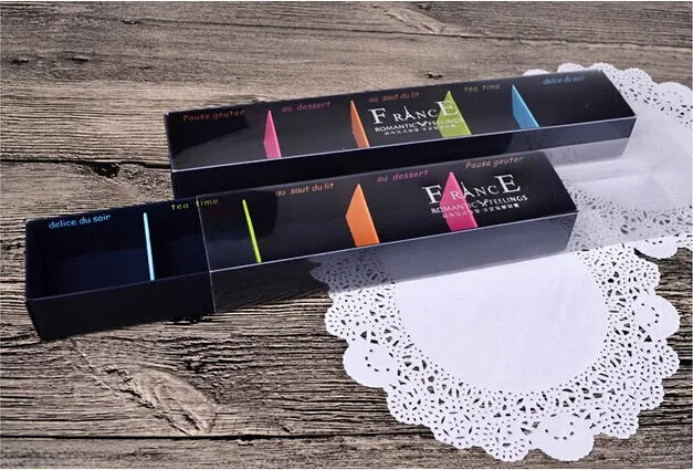 2018 New Luxury Macaron Boxes Packaging Box For 5 Macarons Storage Cake Holders Pastry Packaging Boxes Event Party Supplies Dec