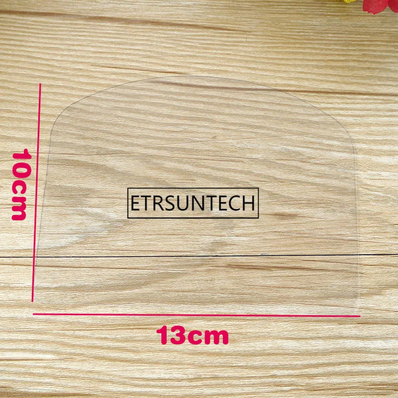 Flexible Transparent Plastic Scraper Smoother for Bread Baker Pastry Chef Beginner Bakery Cake Decorating Supplies