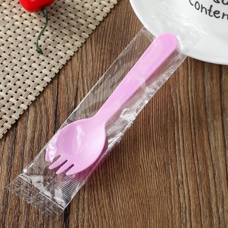 Plastic Cake Ice Cream Dessert Fuirt Fork Mini Partyware For Birthday Wedding Party Event Tableware Supplies F20173707