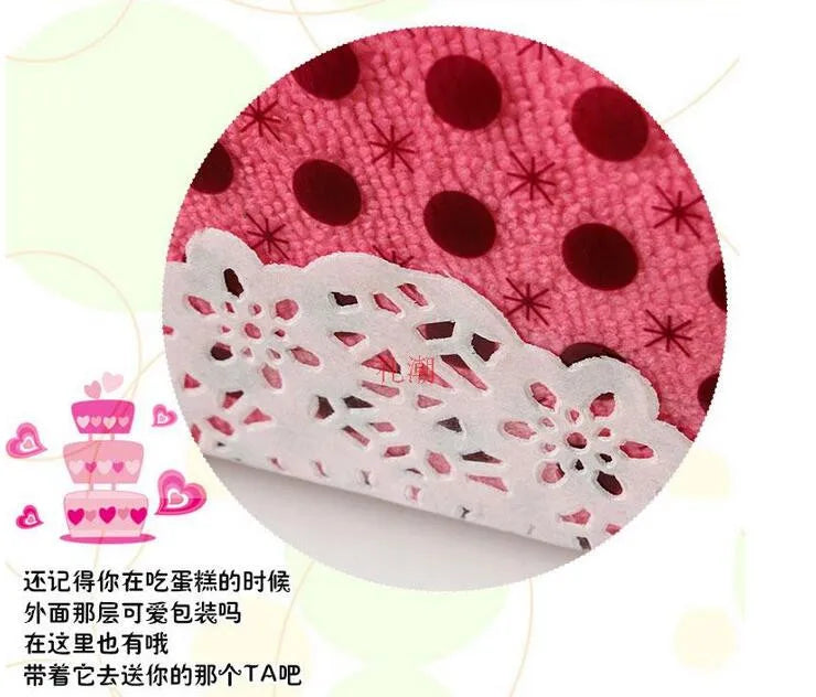EMS 100 pieces Creative Cute Sandwich Cake Towel Festival Wedding Supplies Towel Christmas Gift Towel 30*30 cm