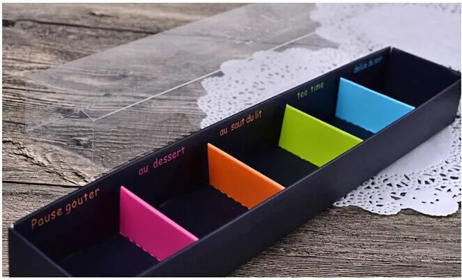 2018 New Luxury Macaron Boxes Packaging Box For 5 Macarons Storage Cake Holders Pastry Packaging Boxes Event Party Supplies Dec