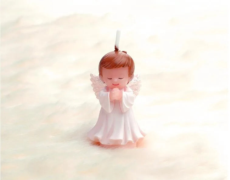 100pcs Wedding Favors and Gifts for guests Baby shower Birthday Party Angel Candles for cake Souvenirs decorations Supplies