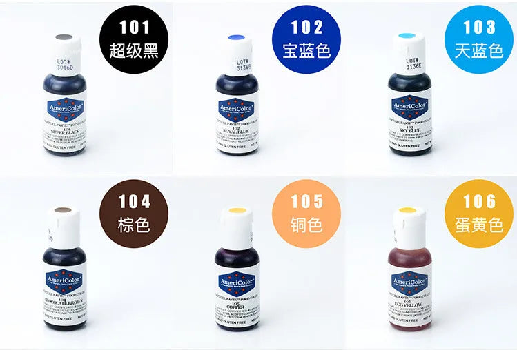 41 Colors Pigment 21g For Dessert Cake Macaroon Drinks Free Shipping bakery tools baking mold