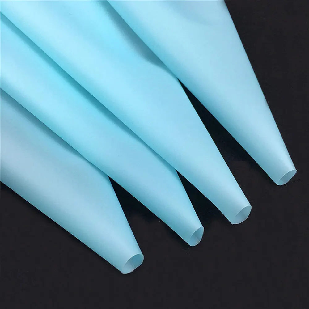Silicone world 4Pcs Kitchen Gadgets Cream Pastry Bag DIY Cake Decorating Food Grade EVA Baking Accessories Reusable Piping Bags