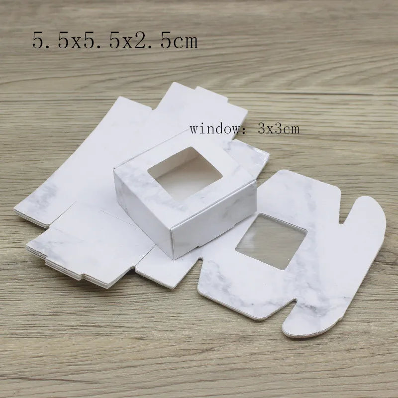 10pcs Kraft Paper Gift Boxes (5.5×5.5×2.5cm) – DIY Packaging for Christmas, Candy & Party Favors