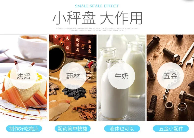Digital Cooking Scale Multi-Function LCD Screen Auto Off Feature for Baking Special Grade Rice Ingredients