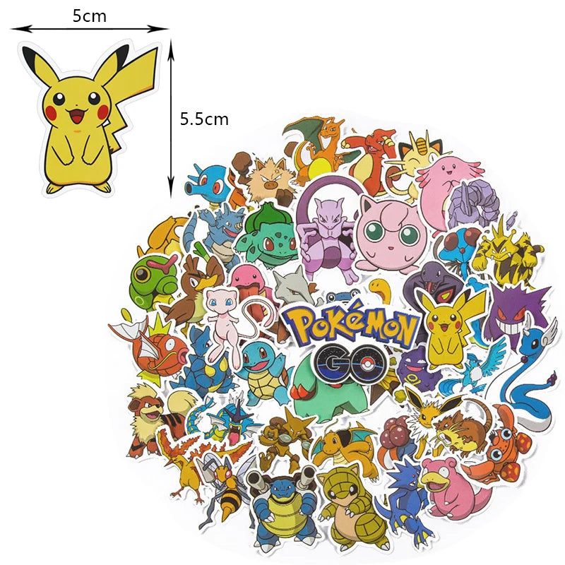 Pokemon Birthday Party Decoration Set – Pikachu Balloon, Banner & Disposable Tableware for Kids