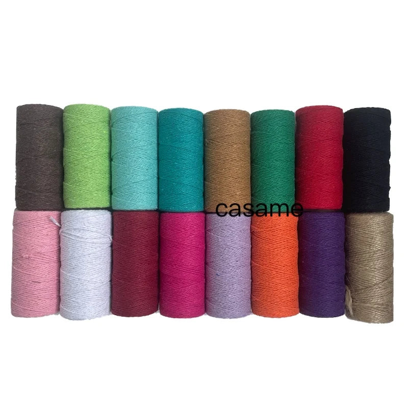 Cotton Twine Natural Jute Twine Packing Twines BakersTwine for Holiday Gift Wrapping Butchers Baking Arts and Crafts Gardening