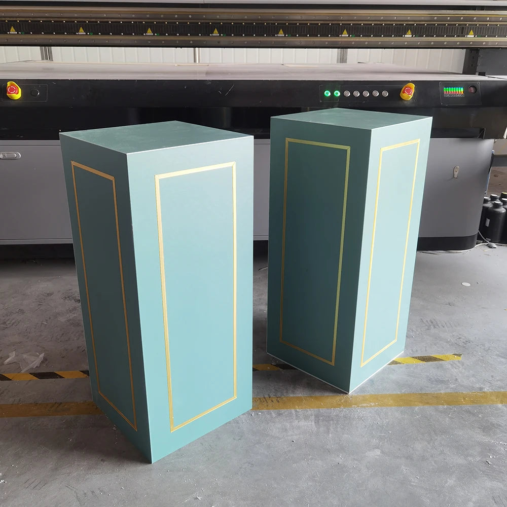 Wedding Event Decoration supplies Window plinth props round cylinder pedestal stand Cake Cylindrical Dessert Table And Cover