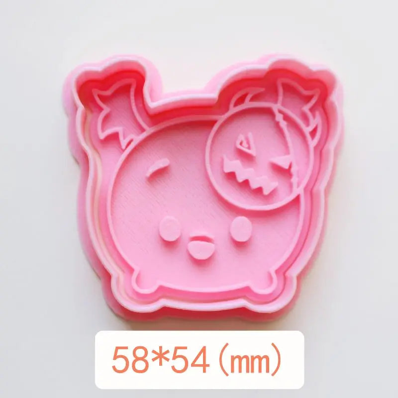 Disney Mickey Halloween Cookie Cutter Cute Anime Figure Biscuit Mould Candy Mold DIY Reusable Press Embosser Model Baking Tools