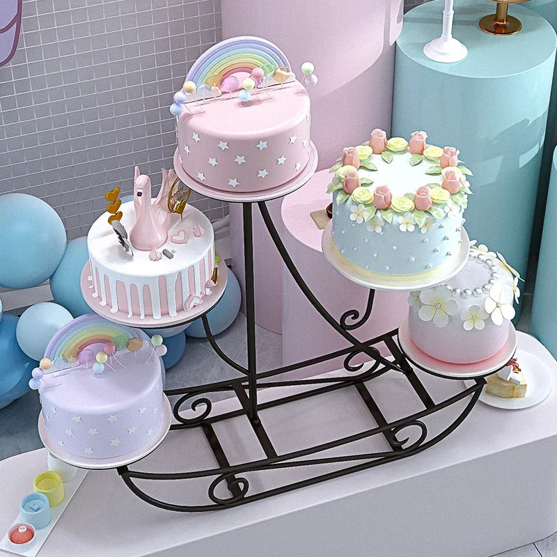 Modern Kitchen Fondant Cake Stand Pastry Cupcake Stand Cake Holder Buffet Display Cooking Support Gateau Kitchen Supplies