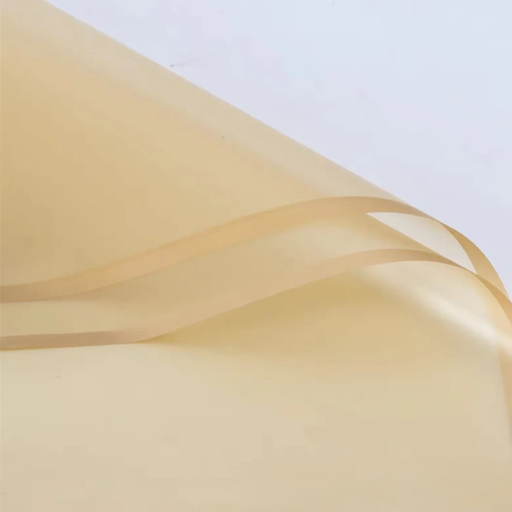5sheets Half Transparent Flower Wrapping Paper Korean Style Gift Grinding Edge Rose Packing Florist Bouquet Wrapping Material