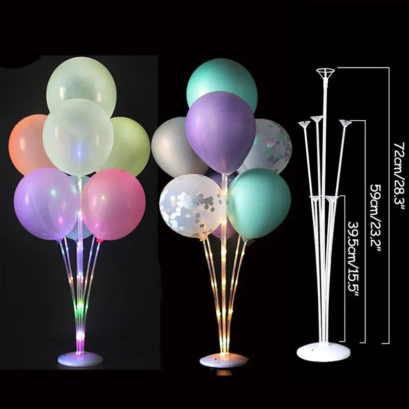 Balloon Stand Stick Tubes – Balloon Holder & Support for Birthday & Wedding Party Decorations