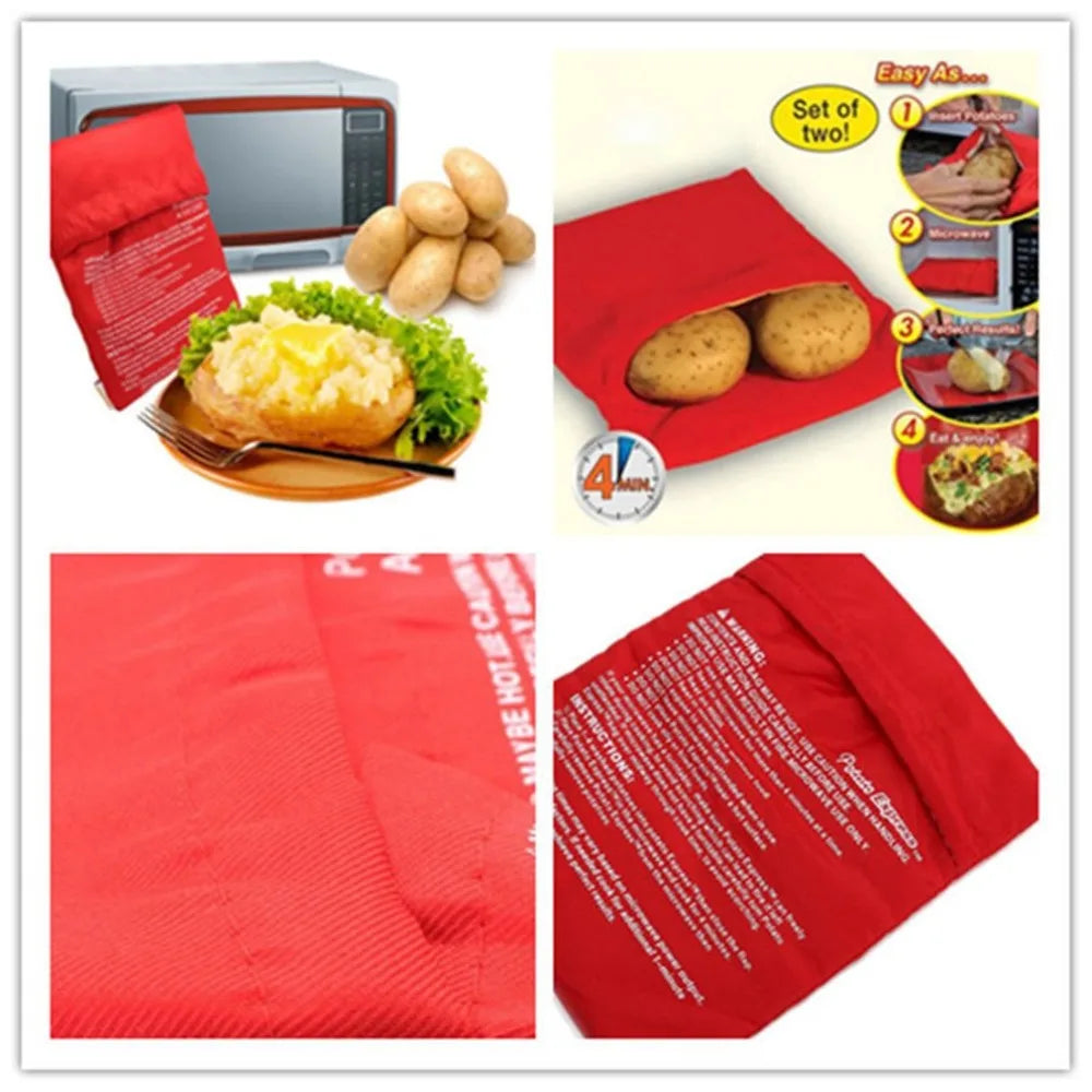 Microwave Potato Cooker Bag – Quick & Easy Baked Potato Kitchen Accessory