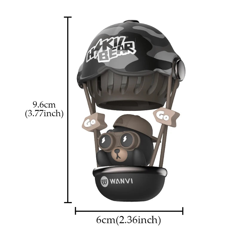 Balloon Bear car pendant hanging ornament decoration air freshener accessories fragrance perfume diffuser rearview mirror hanger