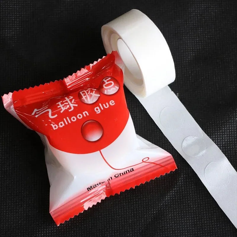 Double-Sided Balloon Glue Dots – Clear Sticky Point Tape for Party Decorations, Arch & Photo Stand