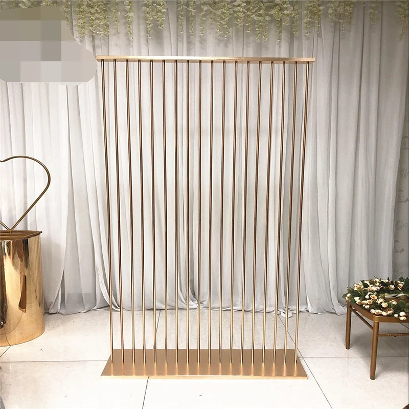 Luxury Iron Screen Wedding Backdrops Party Supplies Background Decoration Frame Ornaments Cake Pillar Flower Plinth Metal Board