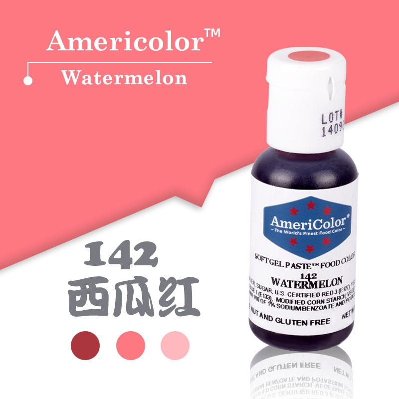 Americolor Natural Food Coloring Water Oil Baking Fondant Cream Cake Macaron DIY Kitchen Baking Supplies Pastry Decorating Tools