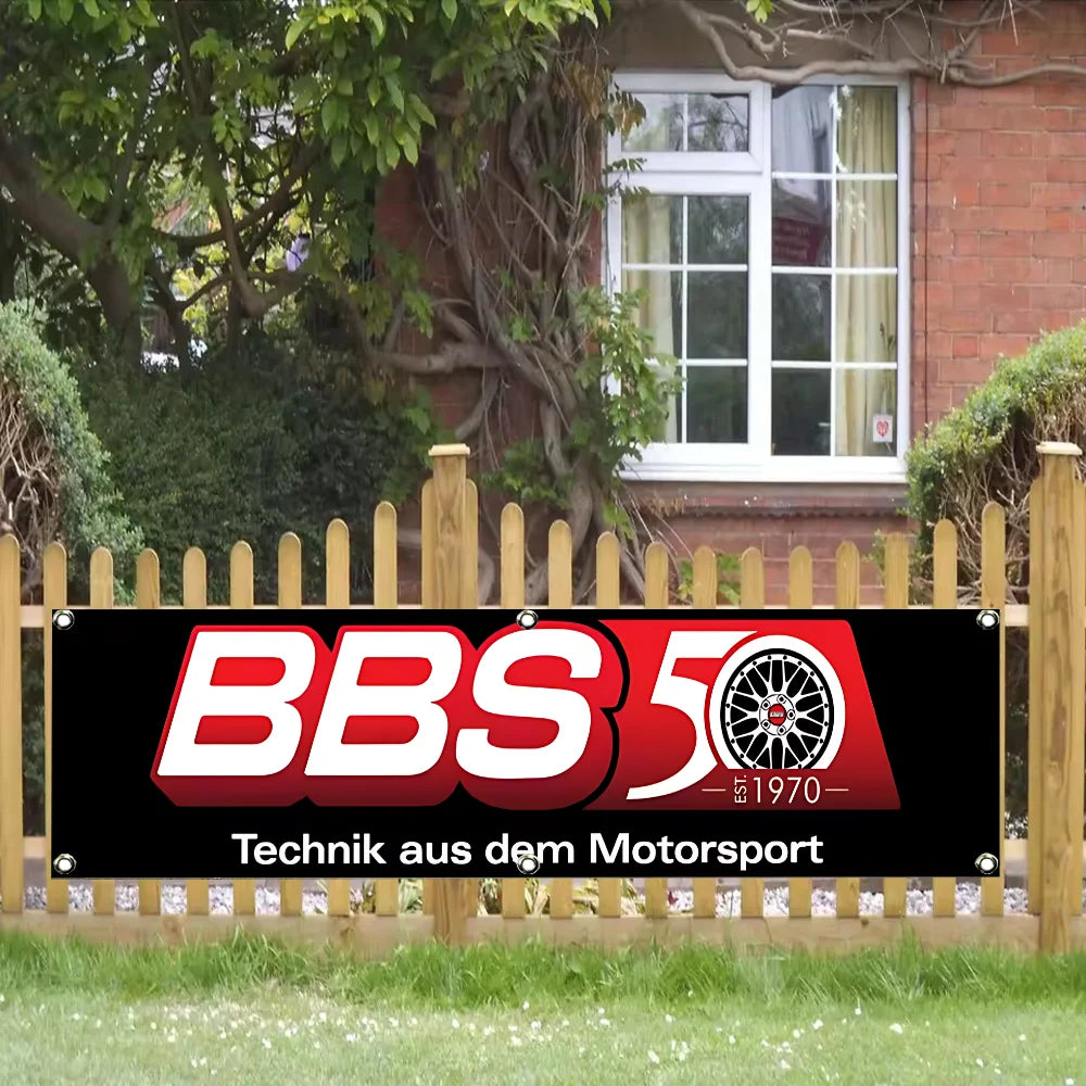 BBS Banner Flag Flag on the Wall Advertising Decoration Garage Flags Decoration At Home Outdoor Decors Banners Funny Bedroom