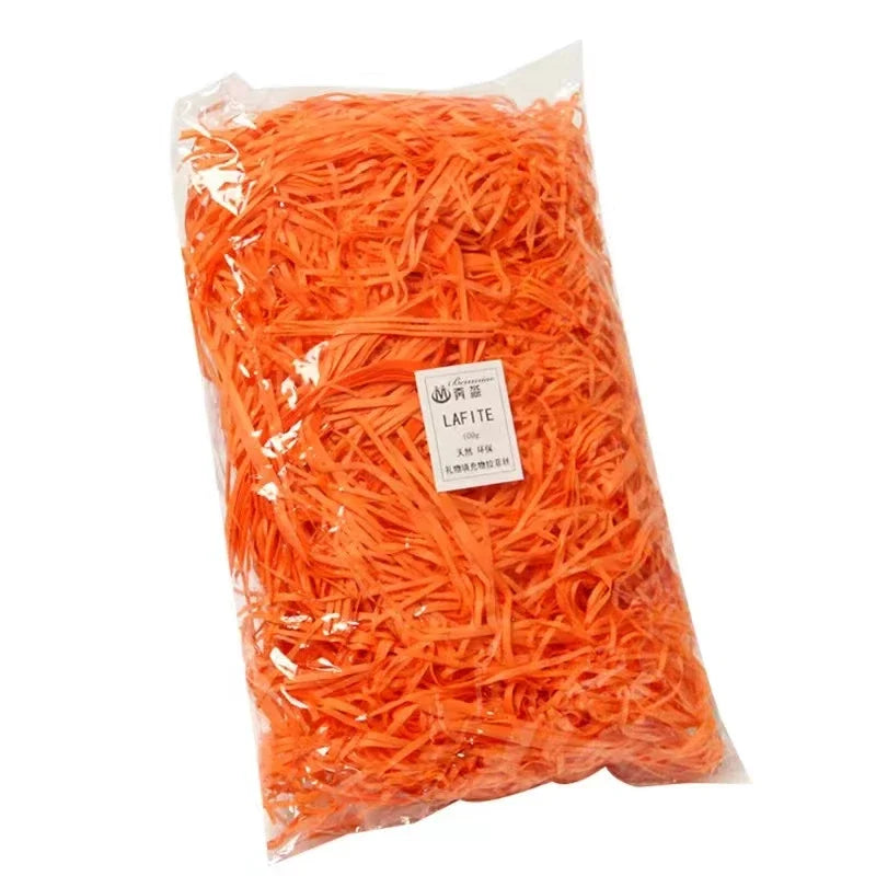 20g/50g Glitter Raffia Paper Shreds – Decorative Filler for Gift Packing, Baskets & Christmas Hampers