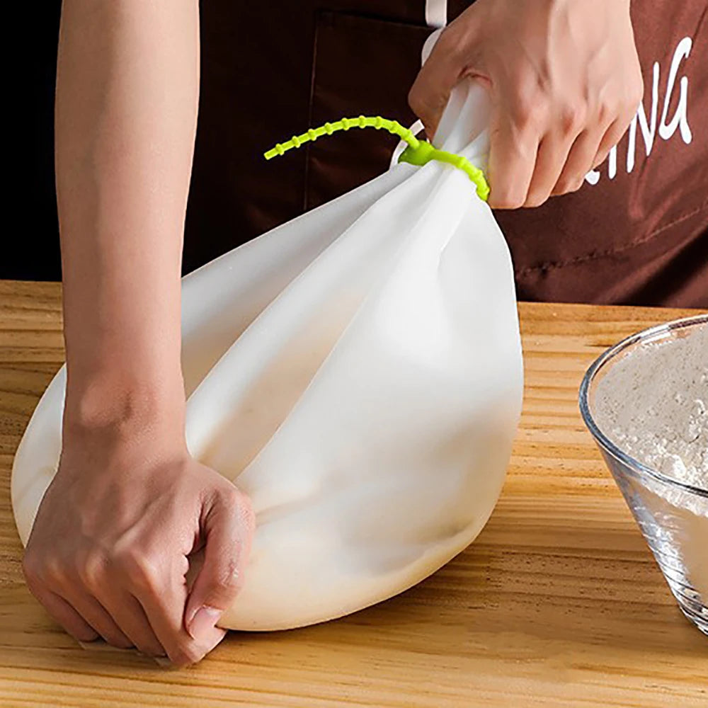 1.5KG Silicone Kneading Dough Bag – Reusable Mixer for Bread, Pizza & Pastry Baking