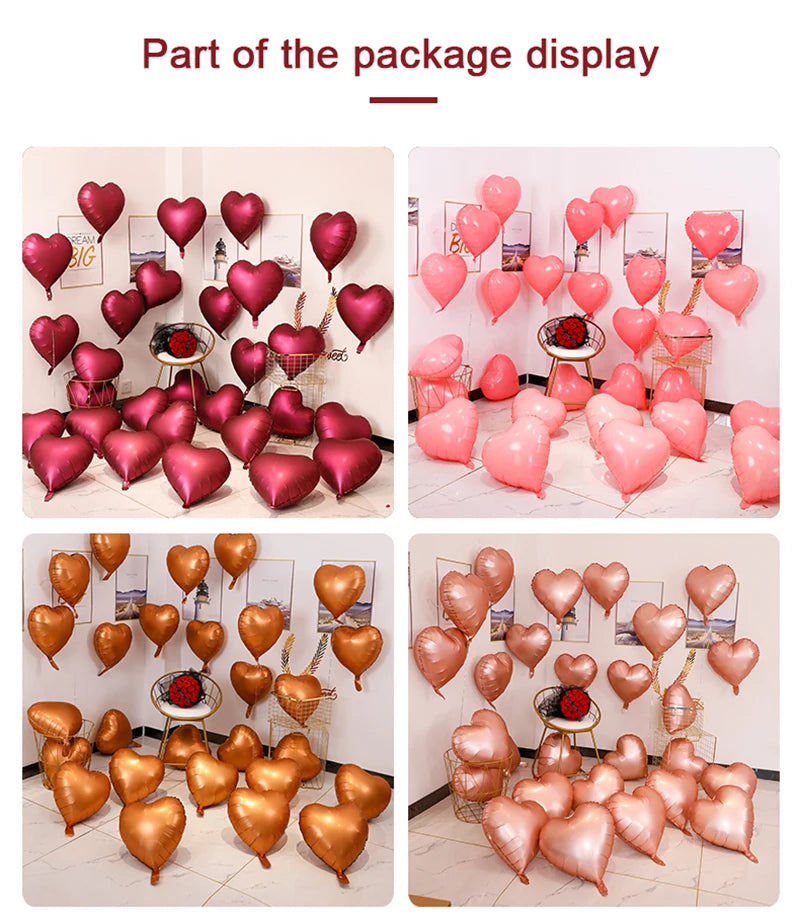10/50/100Pcs DIY Wedding Party Decoration Love Balloons Day Romantic Proposal for Home Happy Birthday Ornament Holiday Balloons