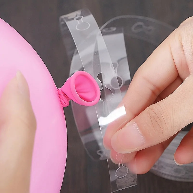 Balloon Chain Strip Roll – Double Hole Balloon Decorating Strip for Birthday & Wedding Party