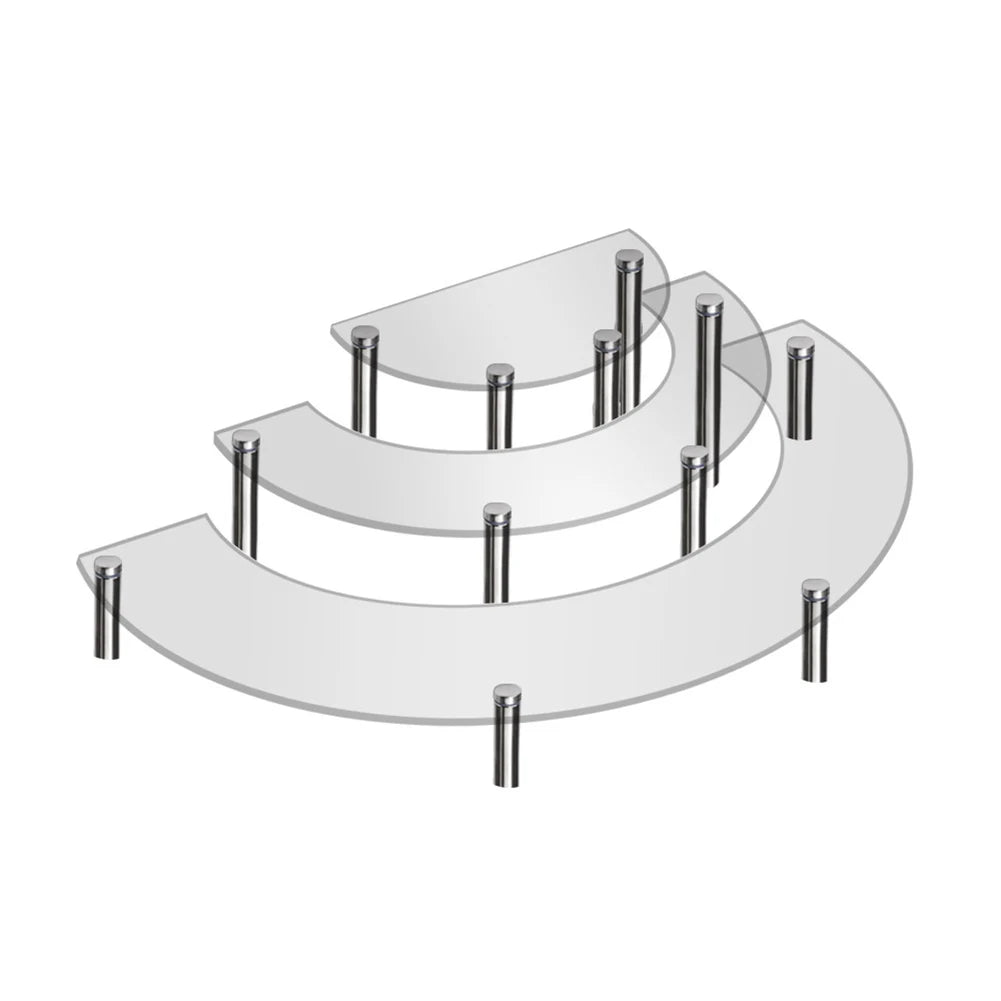 3PCS 3 Tier Acrylic Cupcake Stand Dessert Table Display Set Cake Decorating Supplies for Birthday Party Wedding Decoration