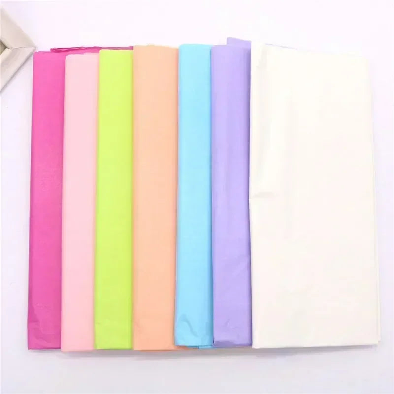 10pcs Tissue Paper Sheets (50×66cm) – Bouquet & Gift Wrapping for Wedding, Birthday & DIY Crafts