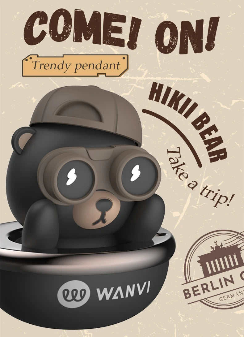 Balloon Bear car pendant hanging ornament decoration air freshener accessories fragrance perfume diffuser rearview mirror hanger