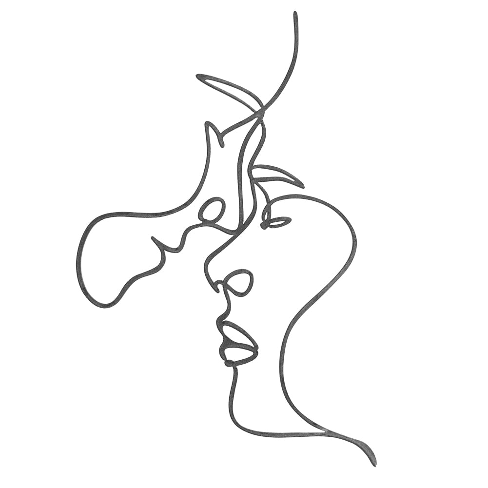 Acrylic Minimalist Art Lady Face Cake Topper Wedding Sexy Woman Girl Happy Birthday Cake Topper Party Supplies Cake Decorations