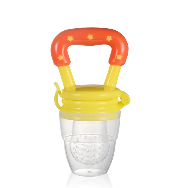 1pc Baby Feeding Spoon Fruit Grinding Pacifier Complementary Bites Silicone Mesh Baby Feeding Tableware