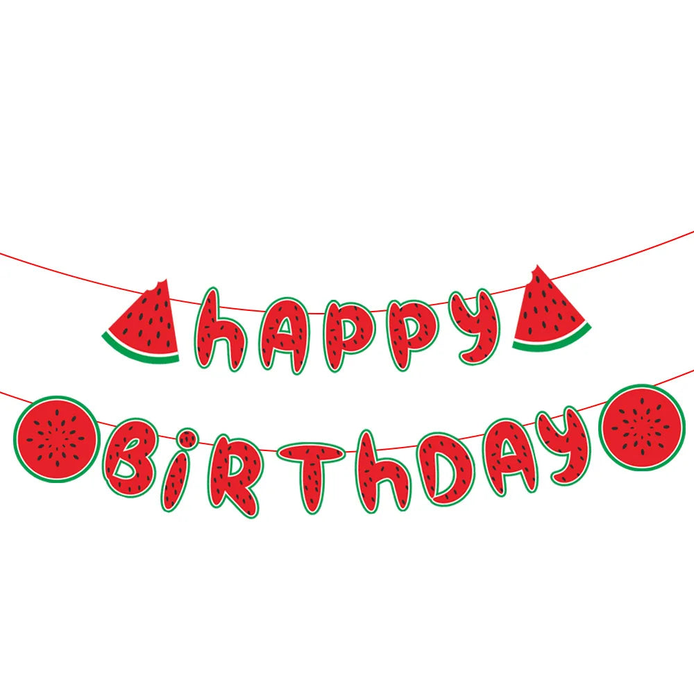 One in a Melon Cupcake Topper Baby Kids 1st Birthday Party Cake Decor Watermelon Themed Party Supplies Baby Shower Girl Birthday