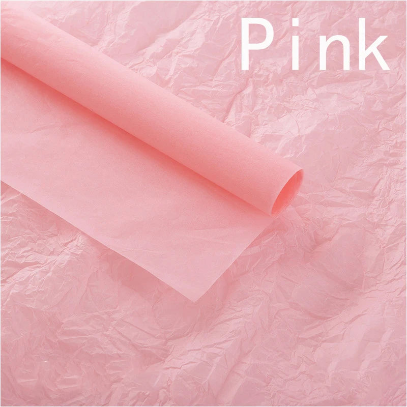 10pcs Tissue Paper Wrap Sheets (50×66cm) – Floral Bouquet & Gift Packaging for Wedding, Birthday & Crafts